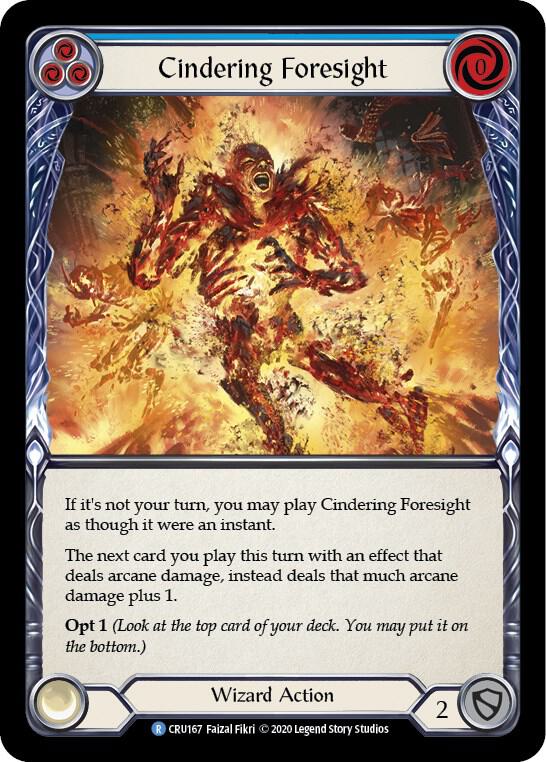 Cindering Foresight (Blue)