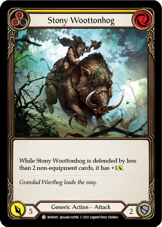 Stony Woottonhog (Yellow)