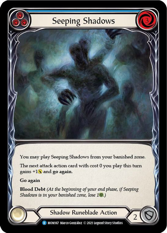 Seeping Shadows (Blue)