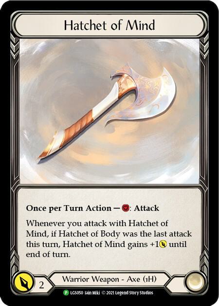 Hatchet of Mind - LGS050