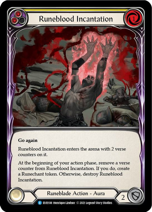 Runeblood Incantation (Yellow)