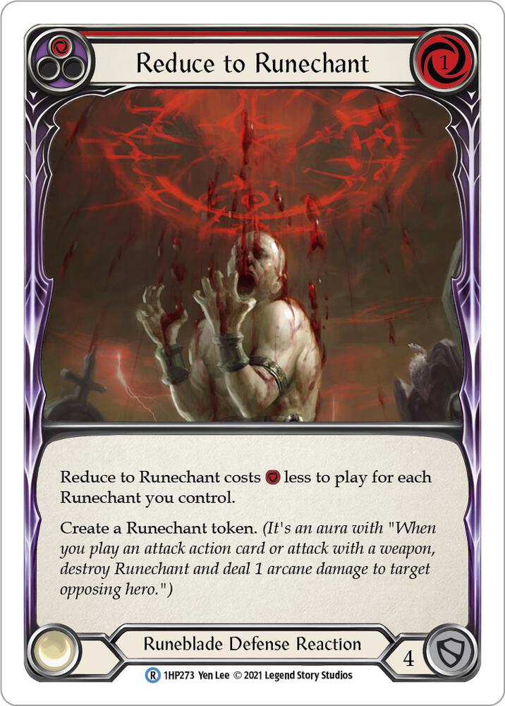 Reduce to Runechant (Red)