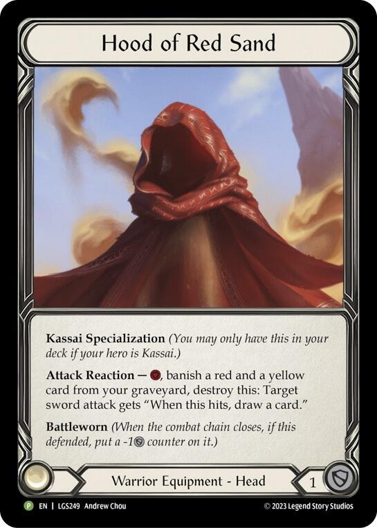 Hood of Red Sand - LGS249