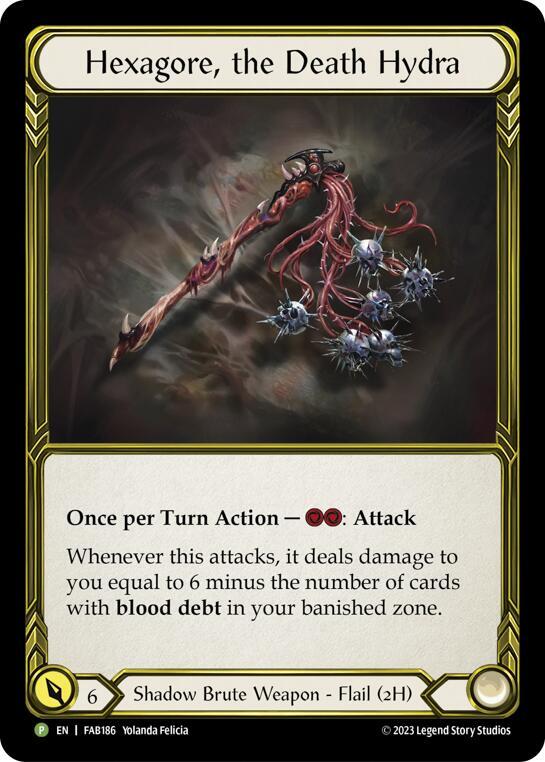 Hexagore, the Death Hydra - FAB186 (Golden) - FAB186