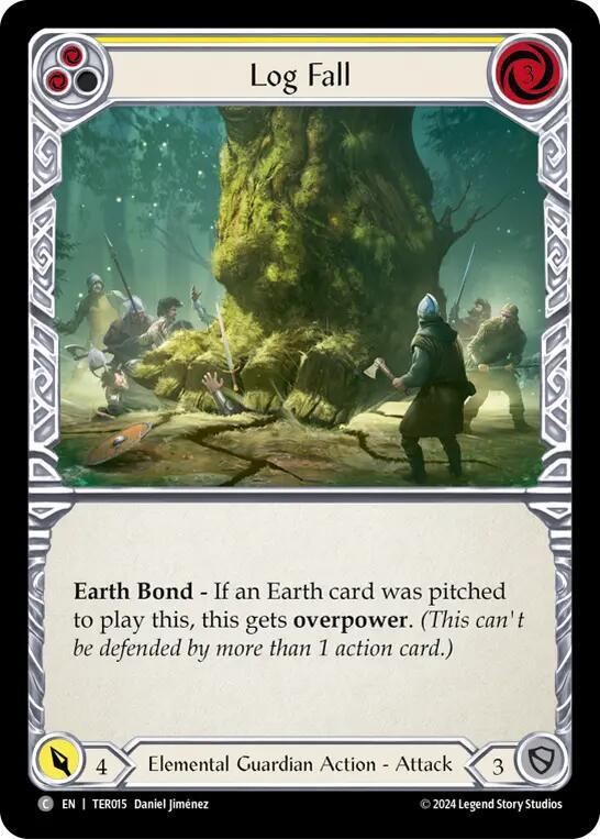 Log Fall (Yellow)
