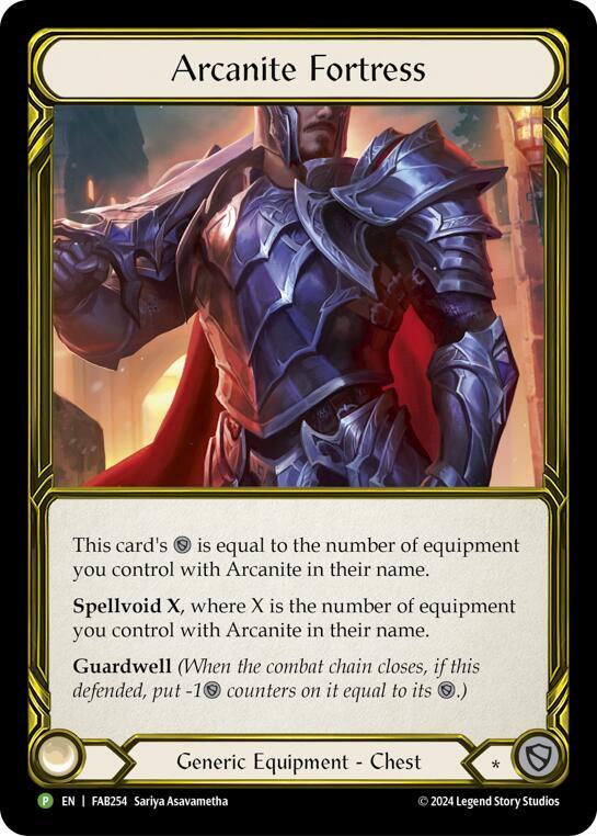 Arcanite Fortress (Golden) - FAB254