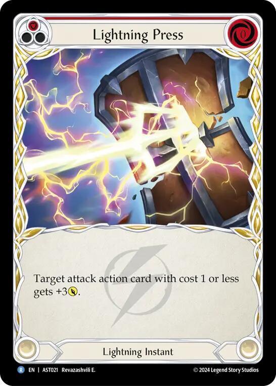 Lightning Press (Red)