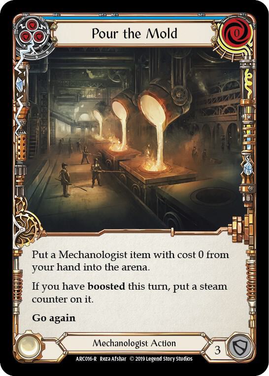 Pour the Mold (Blue)