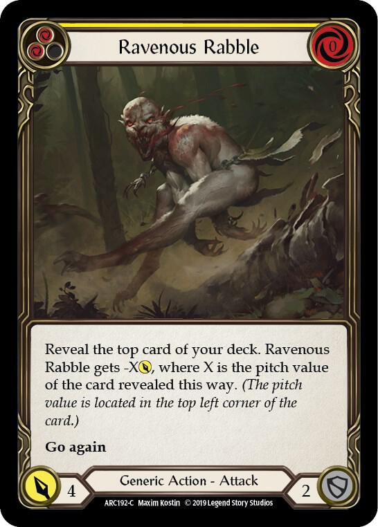 Ravenous Rabble (Yellow)