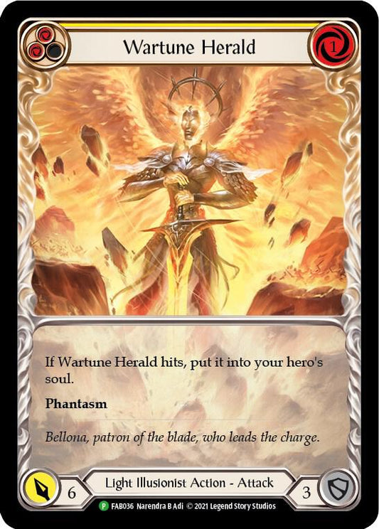 Wartune Herald (Yellow) (Extended Art) -  FAB036