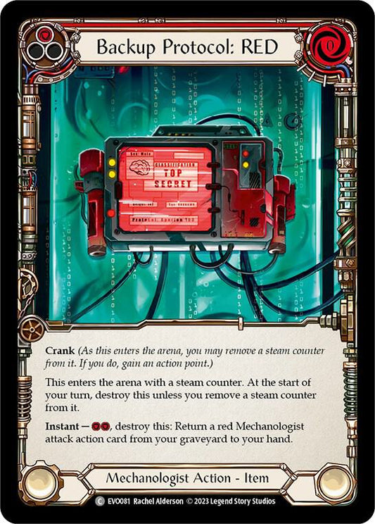 Backup Protocol: RED