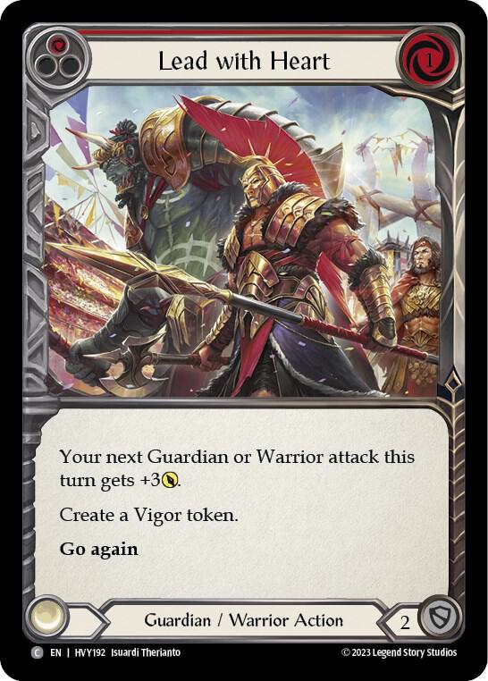 Lead with Heart (Red)