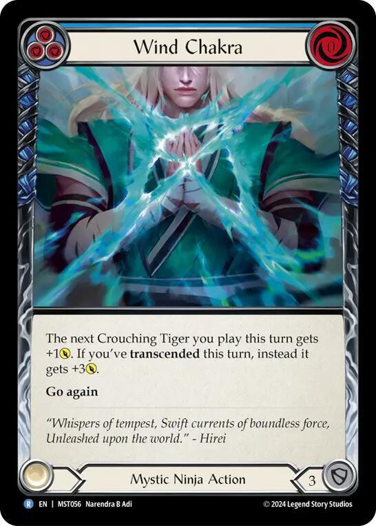 Wind Chakra (Blue)
