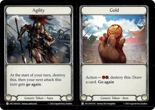Agility // Gold // Might // Vigor