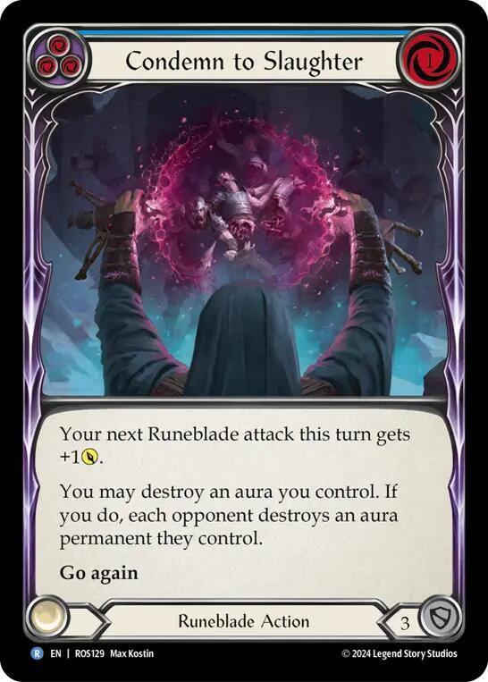 Condemn to Slaughter (Blue)