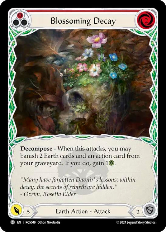 Blossoming Decay (Red)