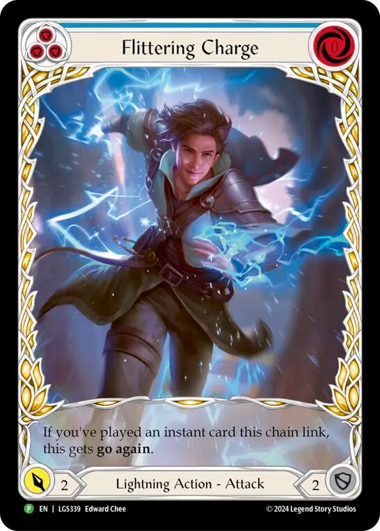 Flittering Charge (Blue) (Extended Art)