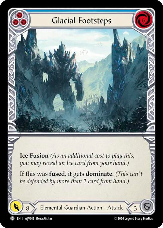 Glacial Footsteps (Blue)