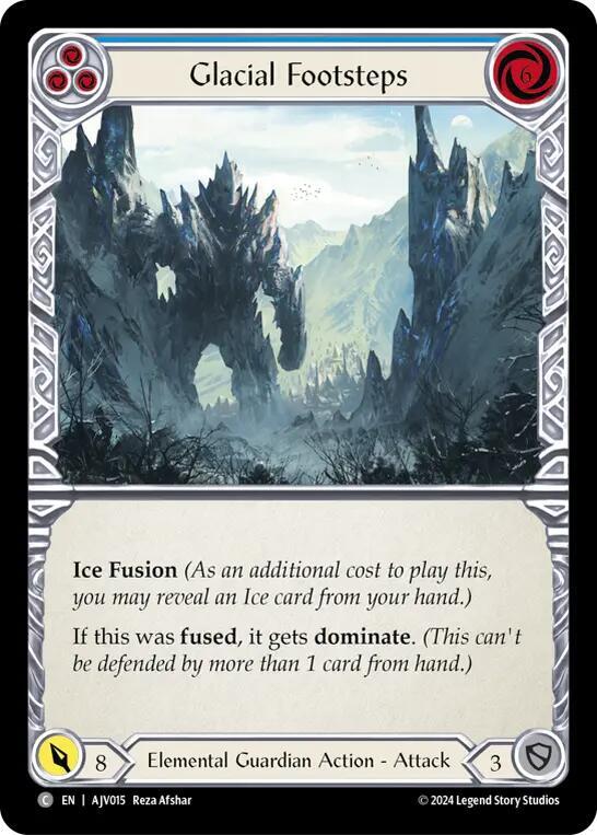 Glacial Footsteps (Blue)