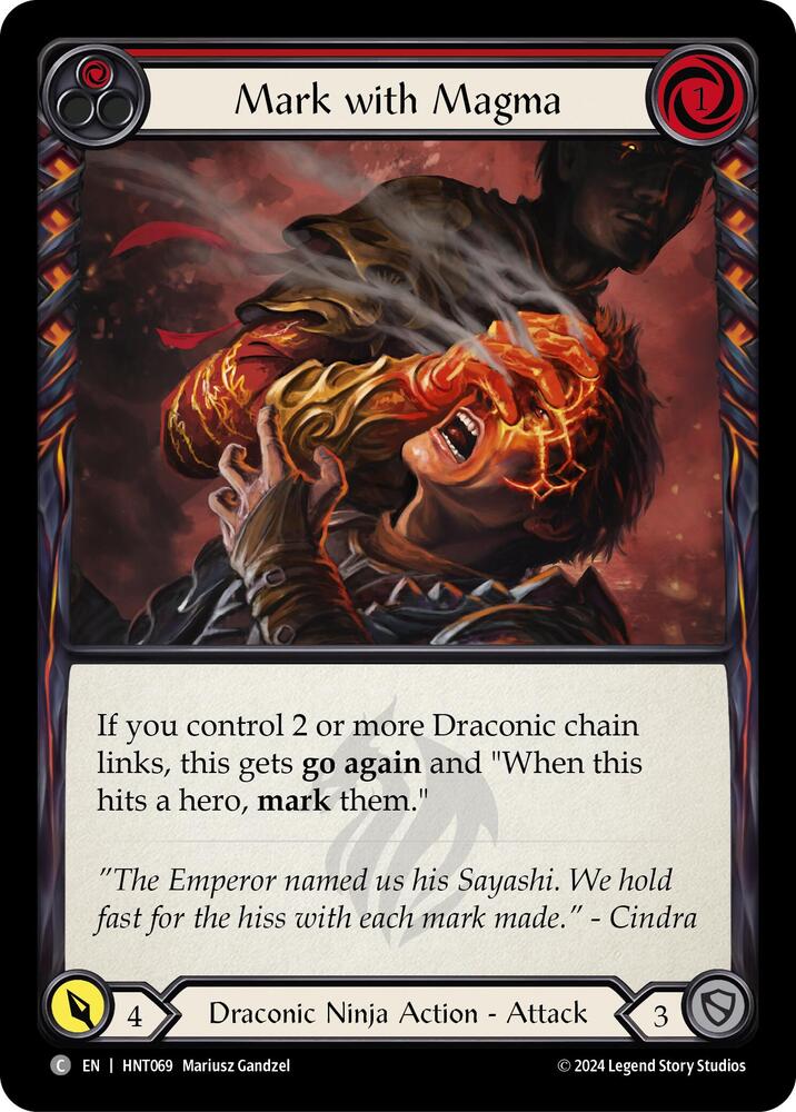 Mark with Magma (Red)