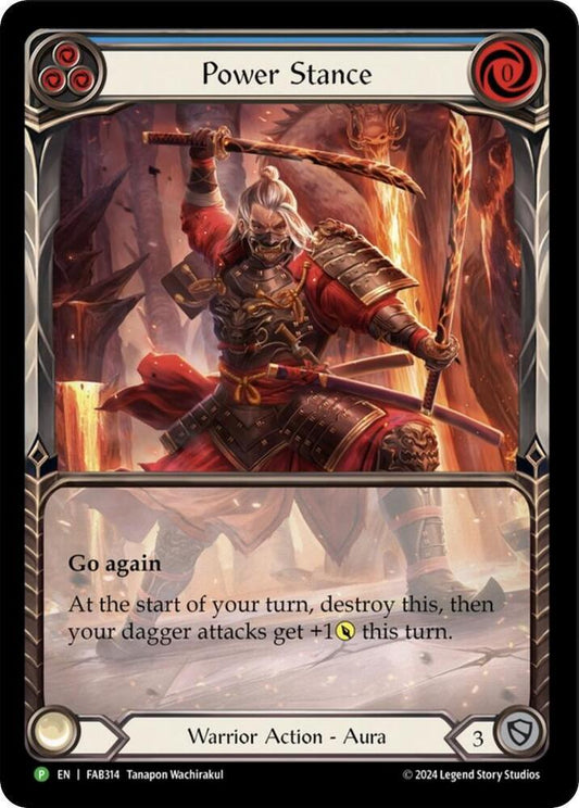 Power Stance (Blue) (Extended Art) - FAB314