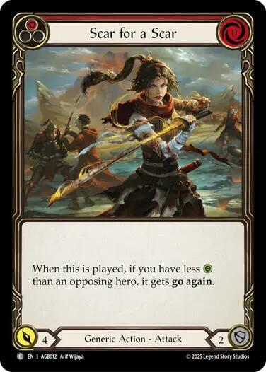 Scar for a Scar (Red)